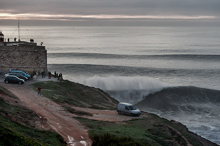 Big waves in Nazare